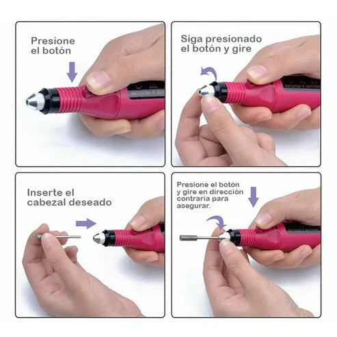 EasyNails® Pulidora Eléctrica 6 en 1